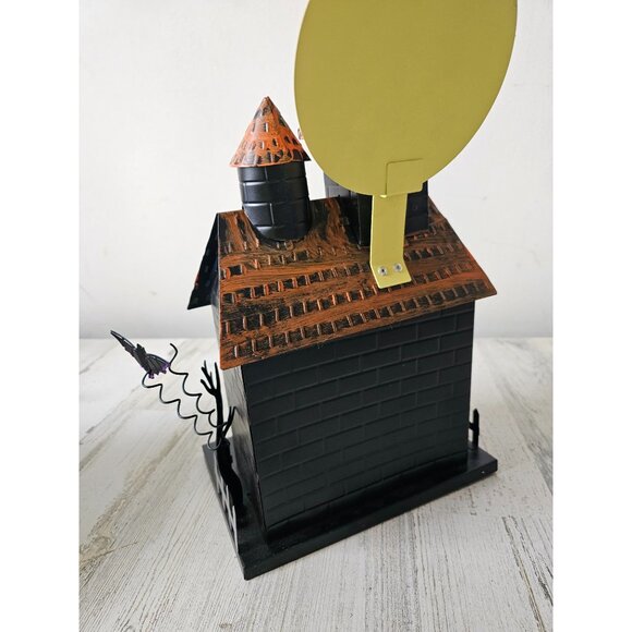 TMetal light up haunted house Halloween moon ghost decor - Picture 6 of 11